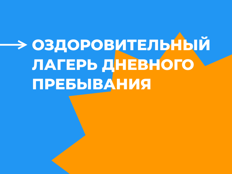 Оздоровительный лагерь дневного пребывания.